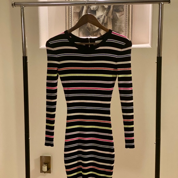 Milly Mini Striped Knit Dress - Picture 5 of 6